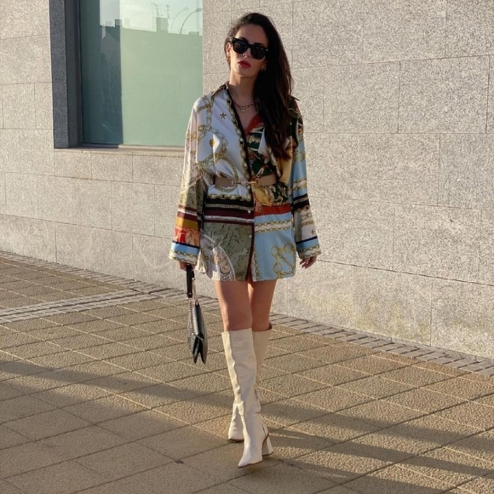 NWT Zara oversized patchwork shirt - Picture 8 of 17